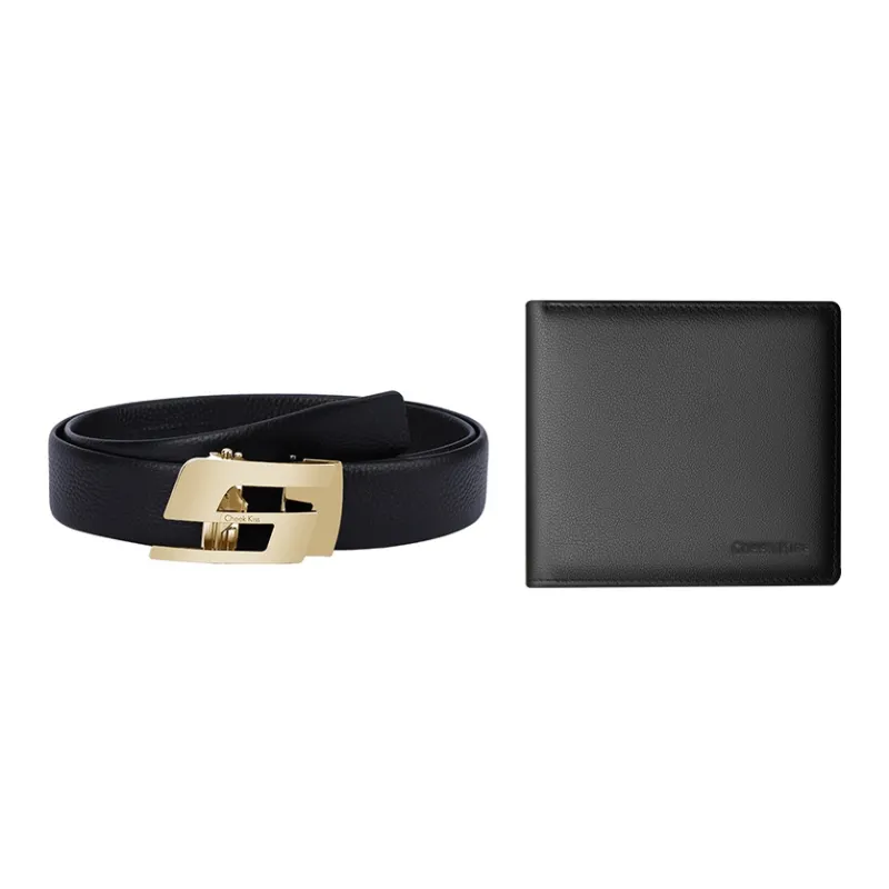 Cheekkiss Cow Leather Belt Men's 3.5cm-10