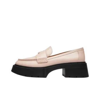 COACH Leah Loafers 5.5cm Women's Pink White