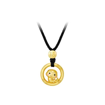 MCK S925 Sterling Silver Peace Lock Necklaces Women's