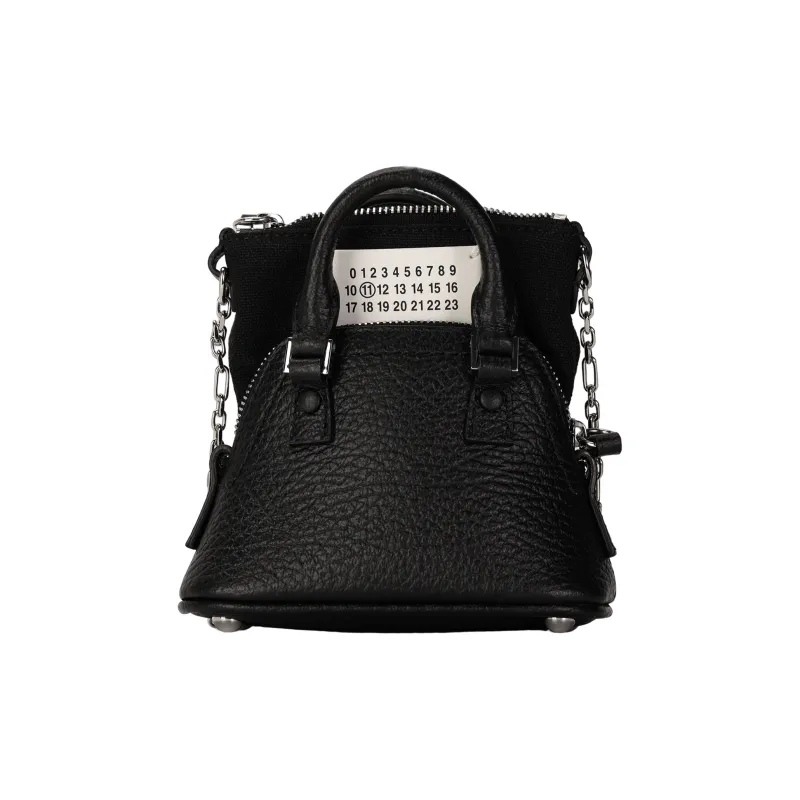 Maison Margiela Numbers-Patch Zipped Mini Shoulder Bag-1