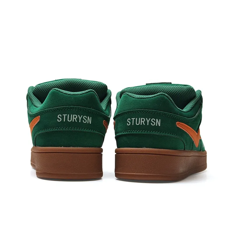 STUR YSN Wear resistant And Lightweight Low Top Skateboard Shoes Women's Green-4