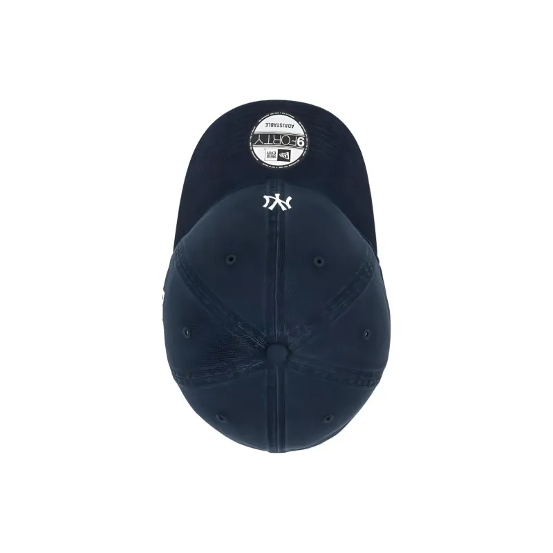 New Era Cotton Baseball Caps Unisex Navy Blue-3