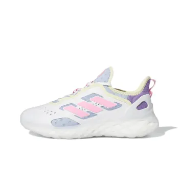 Rich Mnisi Pride x Adidas Web Boost Anti-Slip Wear-Resistant Low-Top Casual Running Shoes Unisex White Blue