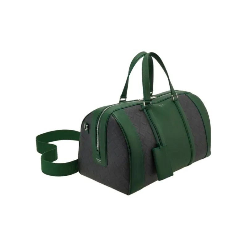 FERRAGAMO Polyurethane Portable One Shoulder Travel Bag Men's Green & Gray-1