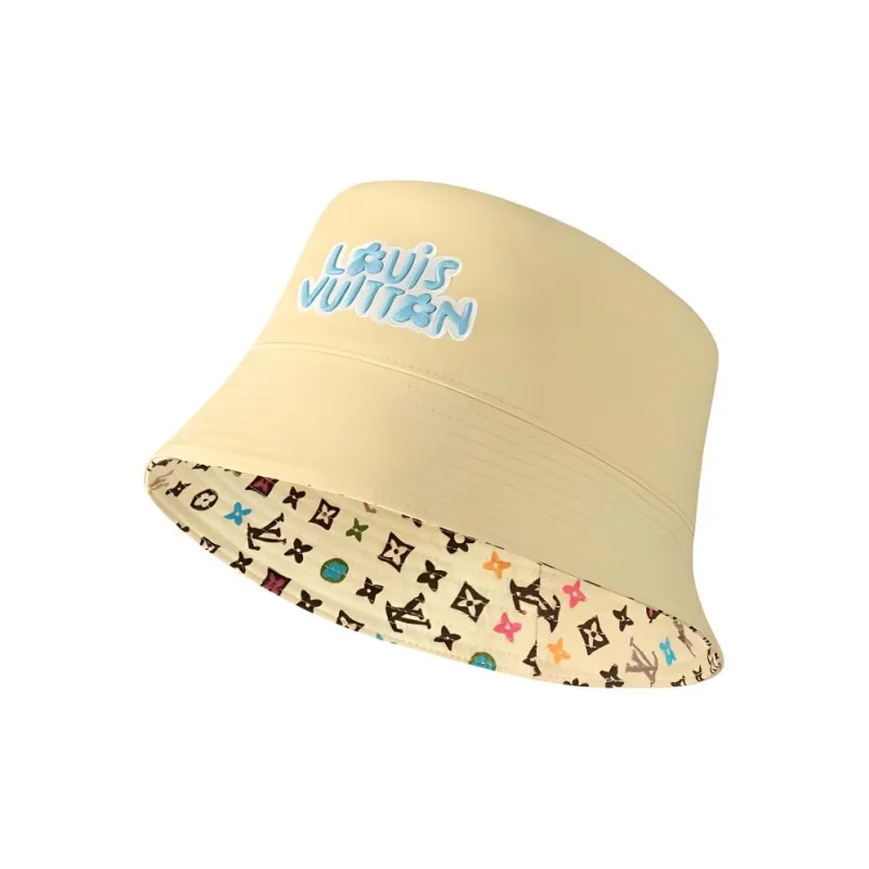 LOUIS VUITTON Cotton Bucket Hats Women's Yellow-0