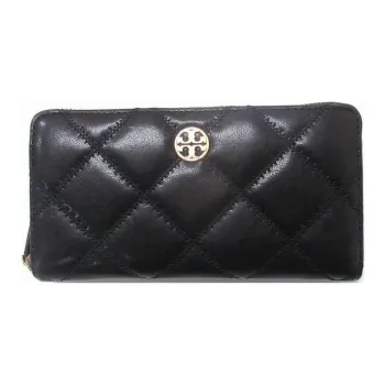 TORY BURCH Leather Wallet Women's Black