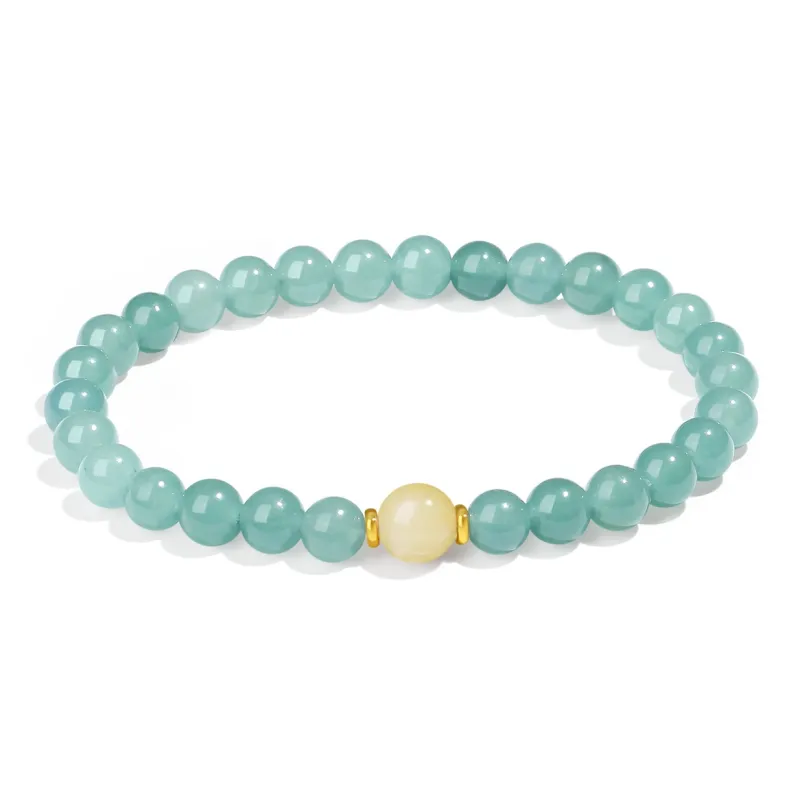 PUTUOSHANWENCHUANG Chalcedony Bracelets Women's-4