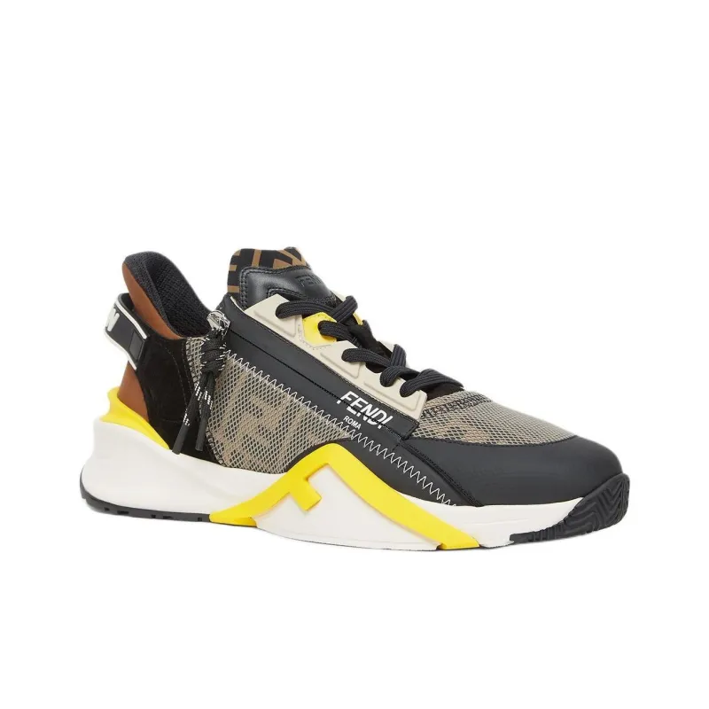 FENDI Flow Lace Up Sneakers-2