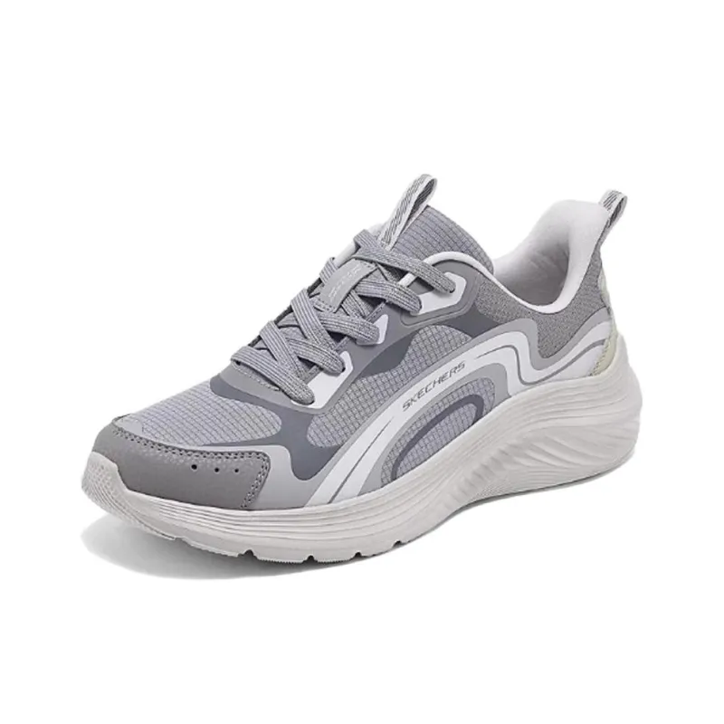 Skechers Bob's Anti-Slip Wear-Resistant Low-Top Casual Shoes Men's Gray-1