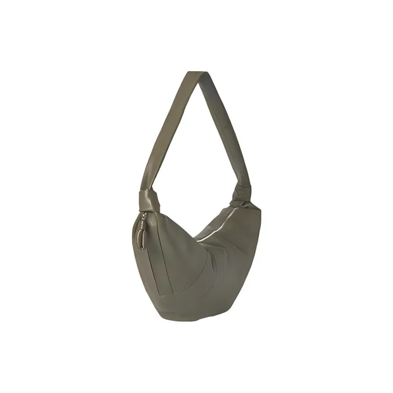 Lemaire Croissant Series Cow Leather Shoulder Bag Large Size Women's Deep Moss Green-2