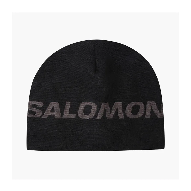 SALOMON Polyester Beanies Unisex Black-0