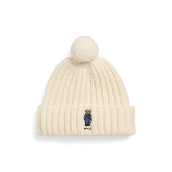 Polo Ralph Lauren Wool Nylon Beanies Women's White