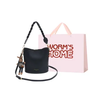 Worm's Home Pu Handbag Regular Women's Black/Coffee/Brown