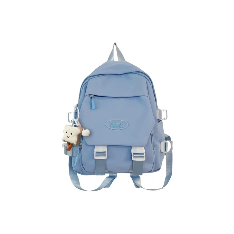 SWIMADE Nylon Backpack Women's Blue/Yellow/Black/White/Pink-0
