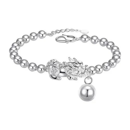 Kim Heng Hee S990 Sterling Silver Pure Silver Bracelets Unisex