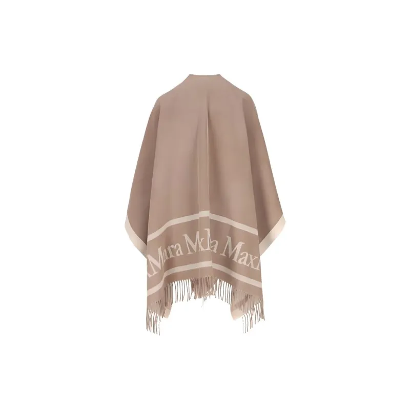 MaxMara Wool Shawls Women's Brown-1