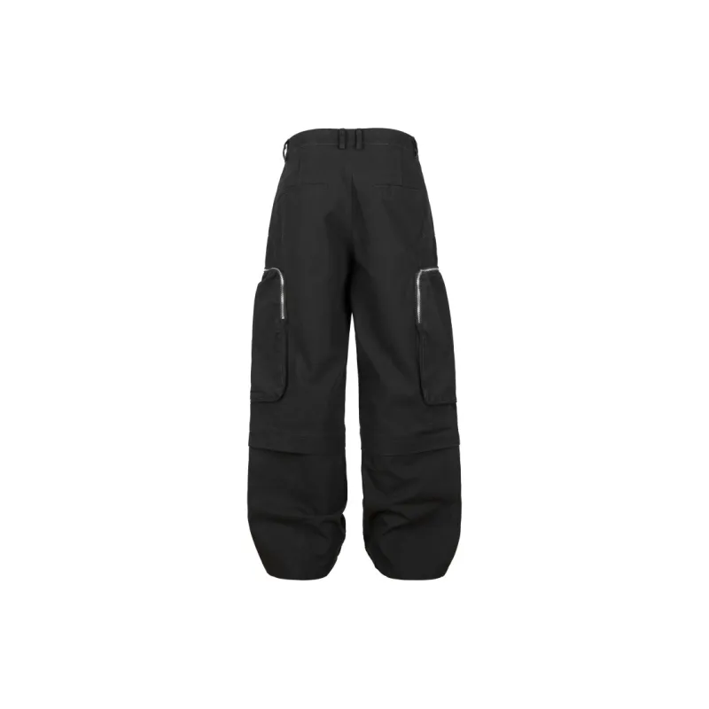 ORANGE DRAGON Cargo Pants Unisex Black-1