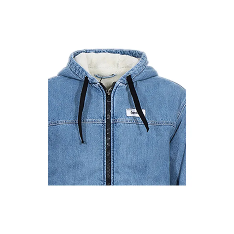 KENZO Denim Jackets Men Glacier Blue-2
