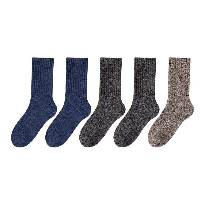 MIIOW Mid Calf Socks Men's 5 Pack-29