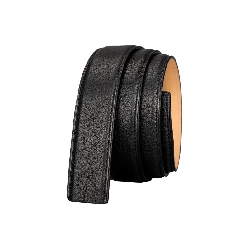 CATELLES Textured Horse Leather Headless Belt Men's 3.4cm/3.8cm-1