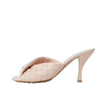 Bottega Veneta Blink Slide Slippers 8cm Women's Beige