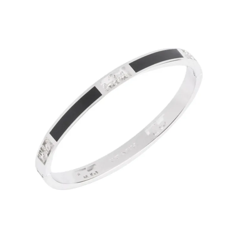 COACH Enamel Bangles Women's Silver-1