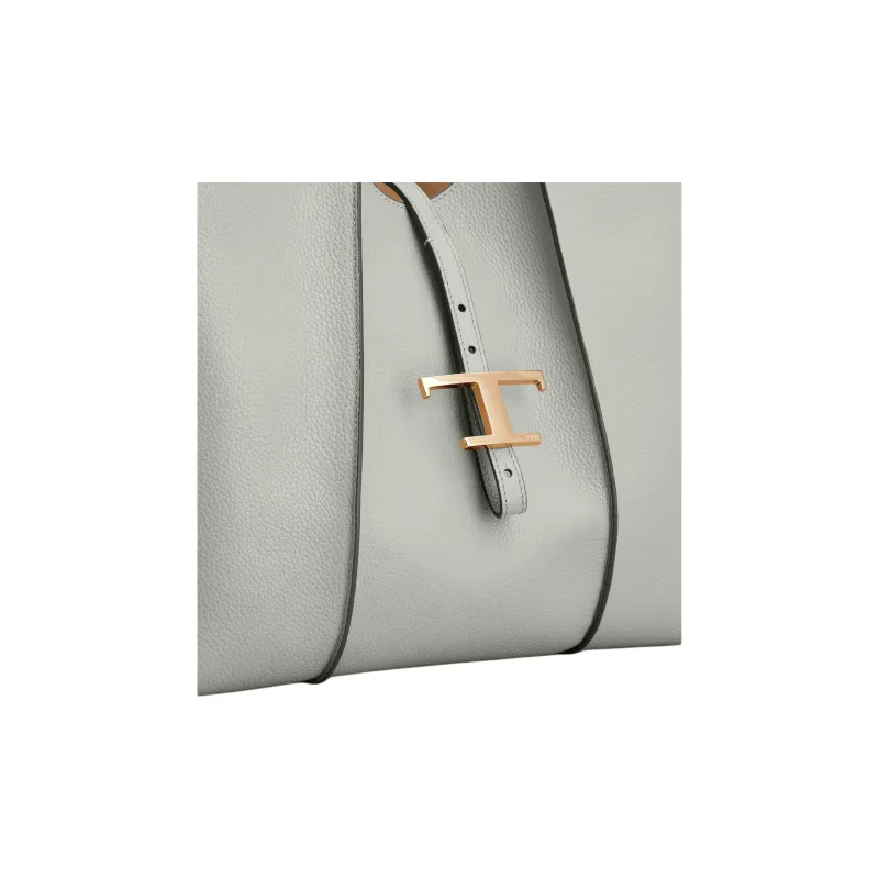 TOD'S Logo Plaque Tote Bag-4