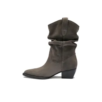 Le Saunda Western Cowboy Boots 5cm Women's
