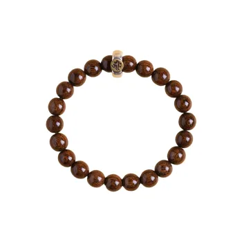 DALONG Golden Sandalwood Wooden Bracelets Unisex