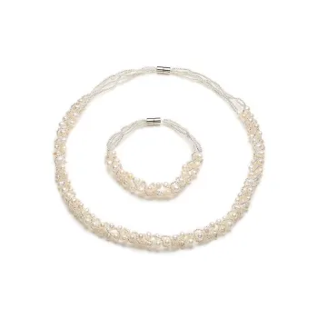 DARA Freshwater Pearl Necklace Set Women's