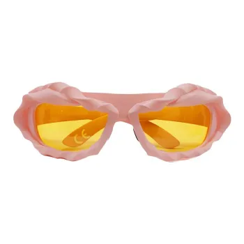 Ottolinger Polylactic Acid Rectangular Sunglasses Women's Pink