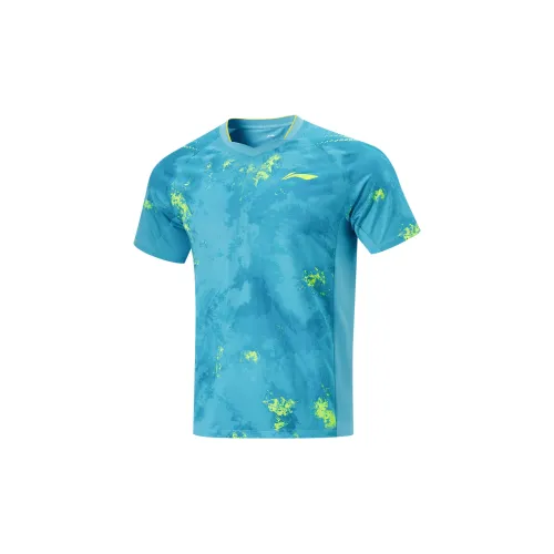 LiNing T Shirt Men's Dolphin Blue