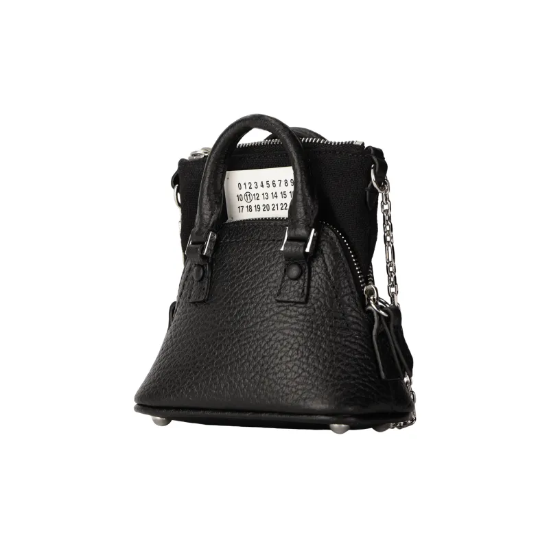 Maison Margiela Numbers-Patch Zipped Mini Shoulder Bag-3