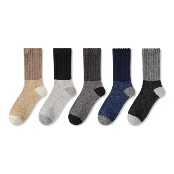 JIAZINI Mid Calf Socks Men's Combo Set