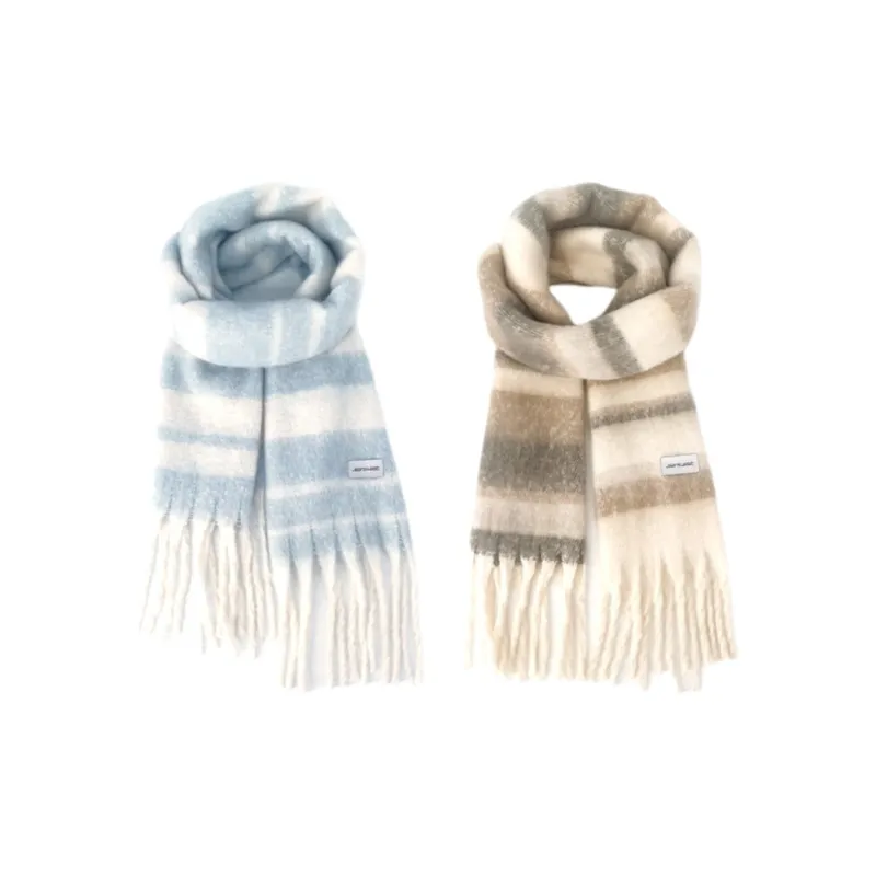 JEANSWEST Polyester Knit Scarves Unisex-10