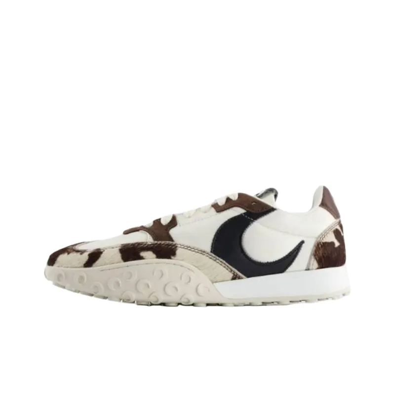 Marine Serre Ms Rise Low-Top Casual Shoes Women's White Brown-0