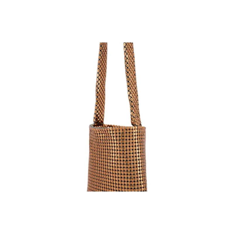 Paco Rabanne Aluminum, Metal Shoulder Bag Women's Copper-5