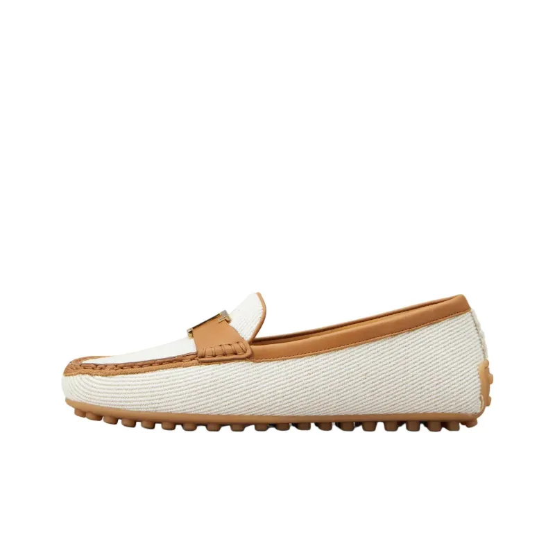 TOD'S Logo Plaque Slip On Flat Shoes Women's-0