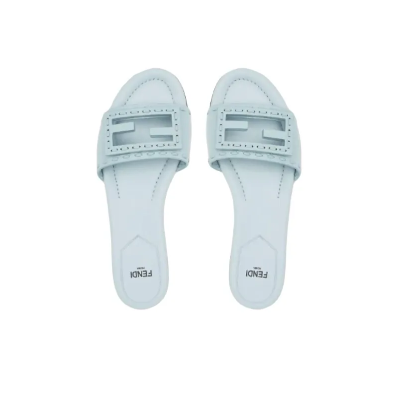 FENDI Baguette Ff Slip On Slides Women's-3