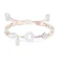 Peach Blossom Peaceful Buckle Bracelet-Pink