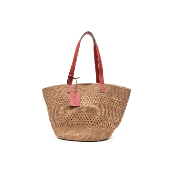 Manebí Open top Raffia Beach Bag