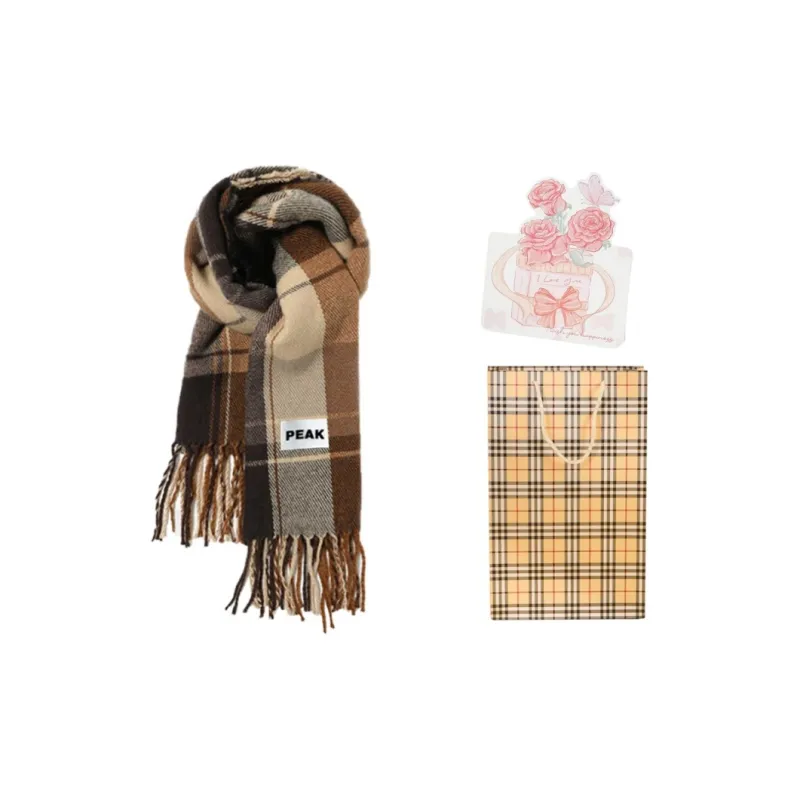 PEAK Knit Scarves Unisex-7