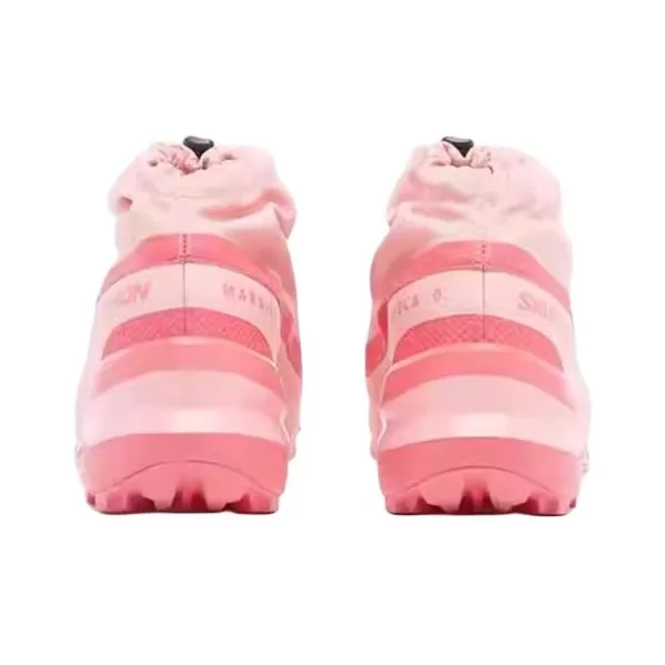MM6 Maison Margiela x SALOMON Anti Slip Wear Resistant Mid Top Casual Shoes Women's Pink-3