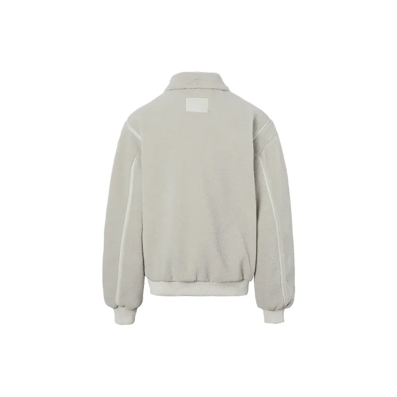 EPTISON Velvet Jackets Unisex Light Gray-1