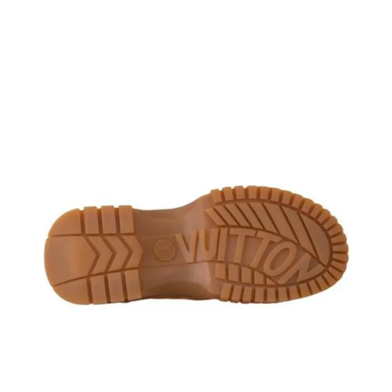 LOUIS VUITTON Ruby Casual Single Shoes Women's Brown-5