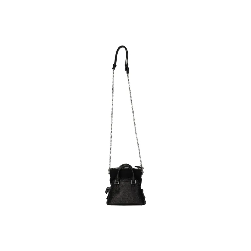 Maison Margiela Numbers-Patch Zipped Mini Shoulder Bag-4