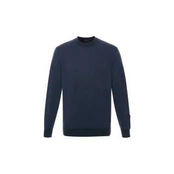 Satchi Cashmere Sweater Men's Peacock Blue