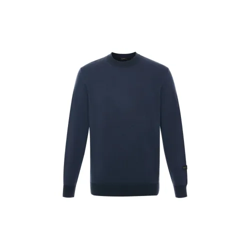 Satchi Cashmere Sweater Men's Peacock Blue