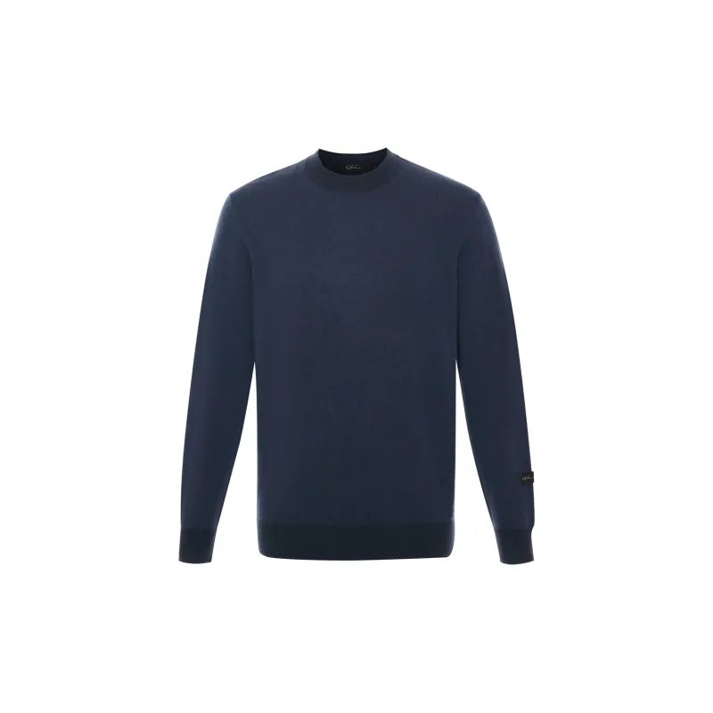 Satchi Cashmere Sweater Men's Peacock Blue-0
