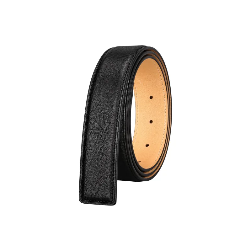 CATELLES Textured Horse Leather Headless Belt Men's 3.4cm/3.8cm-9